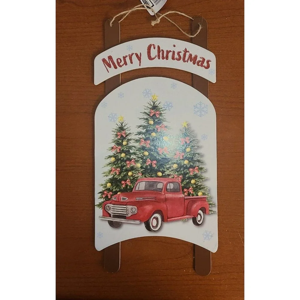 New-Christmas Wall Decor.  “Merry Christmas “. 16” X 7.5”.